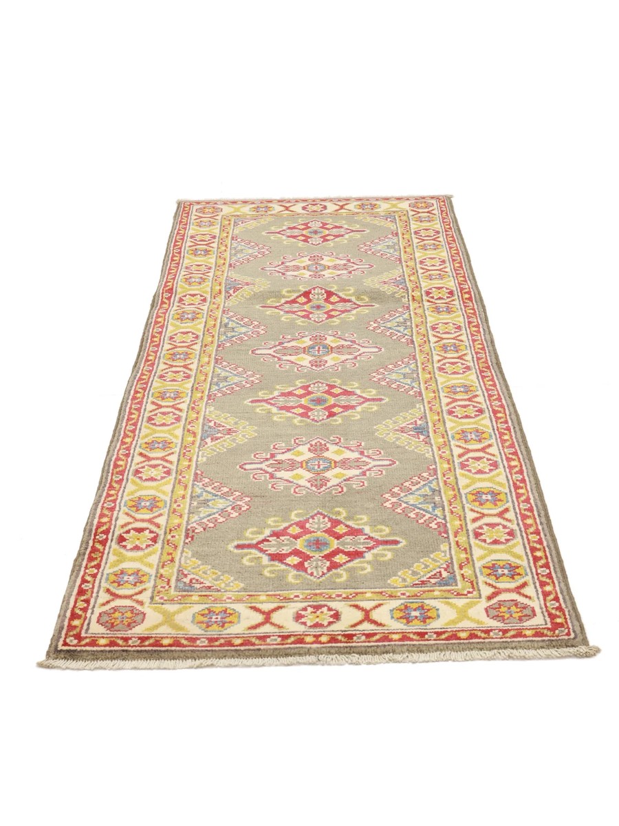 65x183 см, Афганистан, Казак, Wool, коричневый — вид 2
