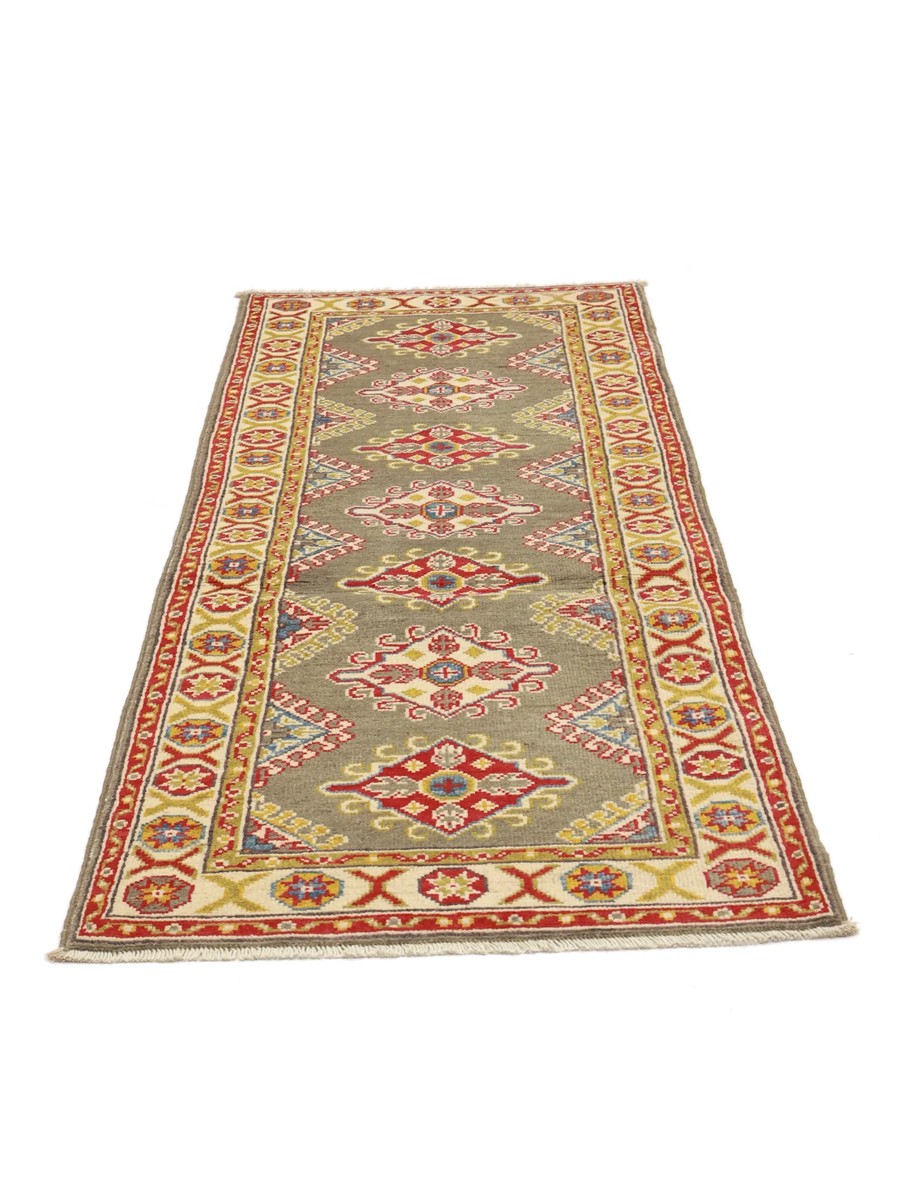 65x183 см, Афганистан, Казак, Wool, коричневый — вид 3