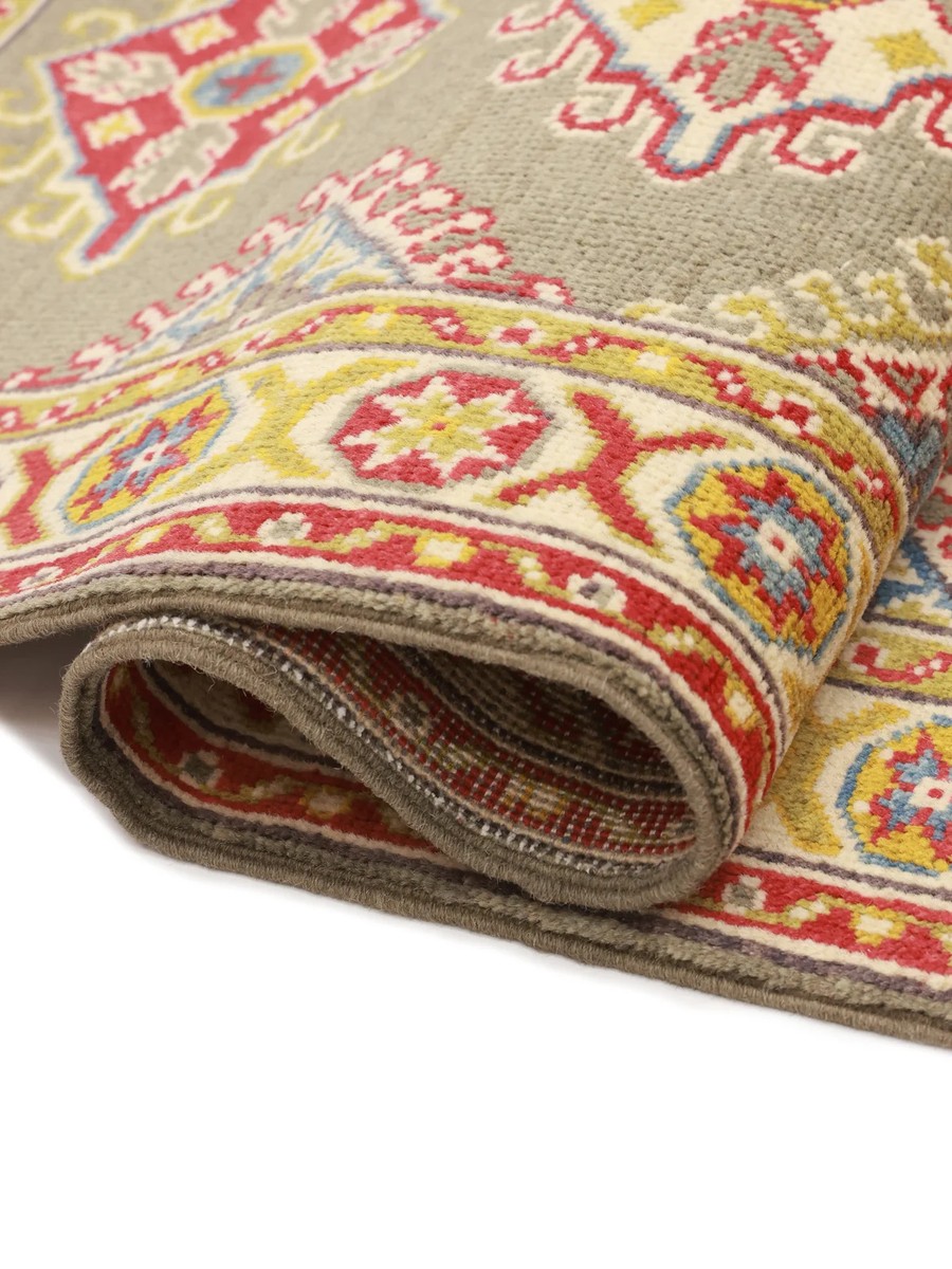 65x183 см, Афганистан, Казак, Wool, коричневый — вид 5
