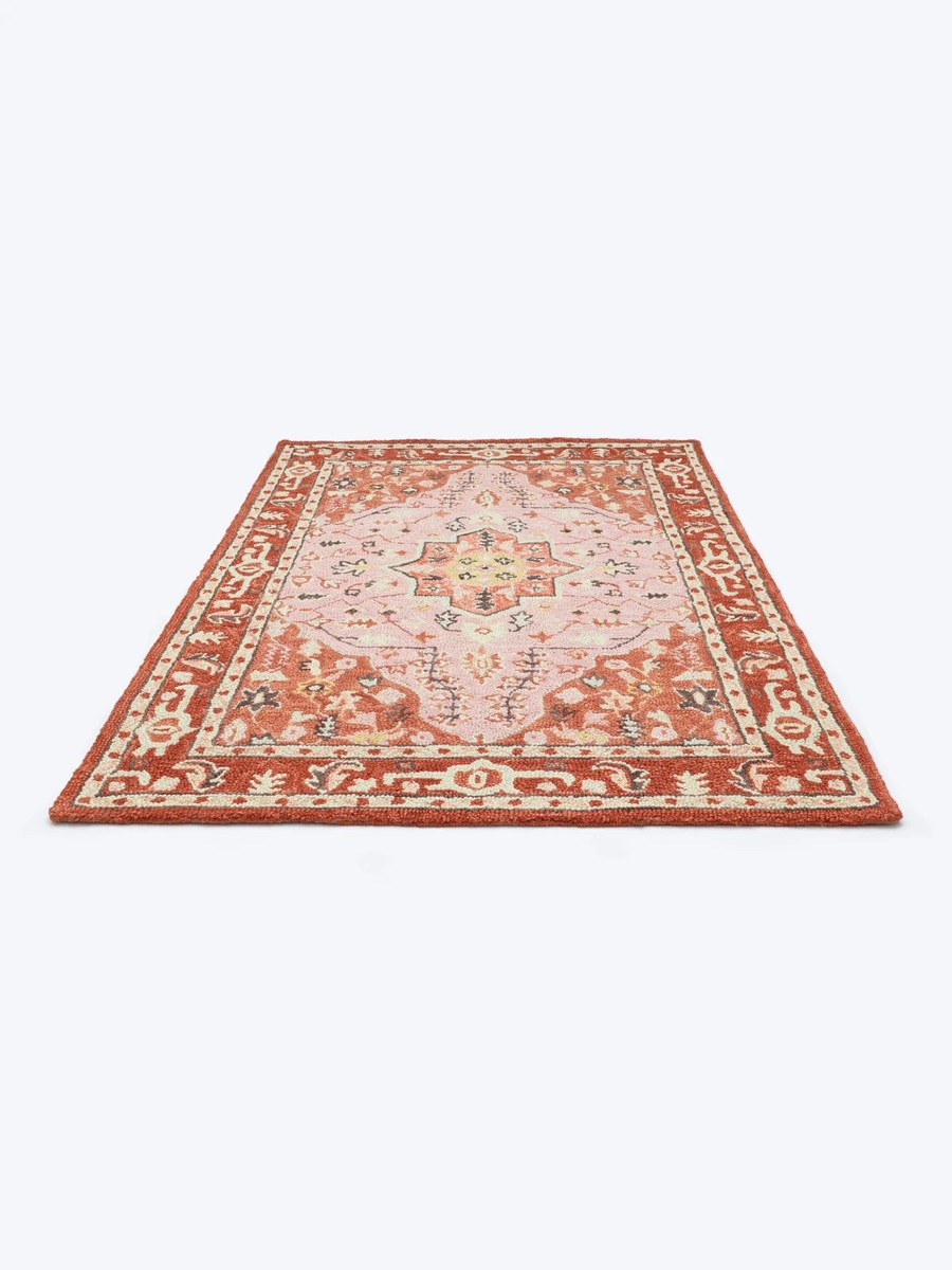 200x300 см, Индия, Современные, Wool, красный — вид 2