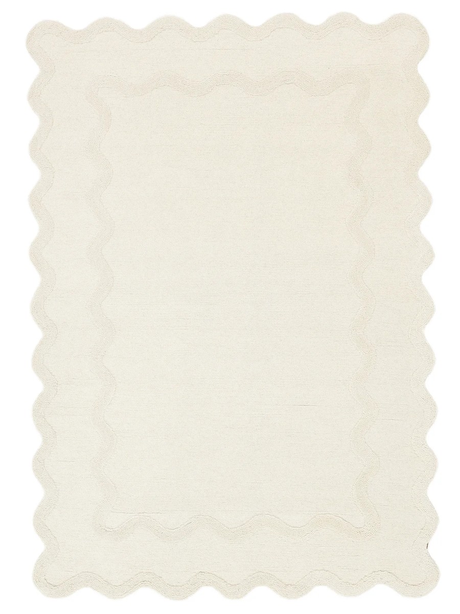 300x400 см, Индия, Современные, Wool, белый