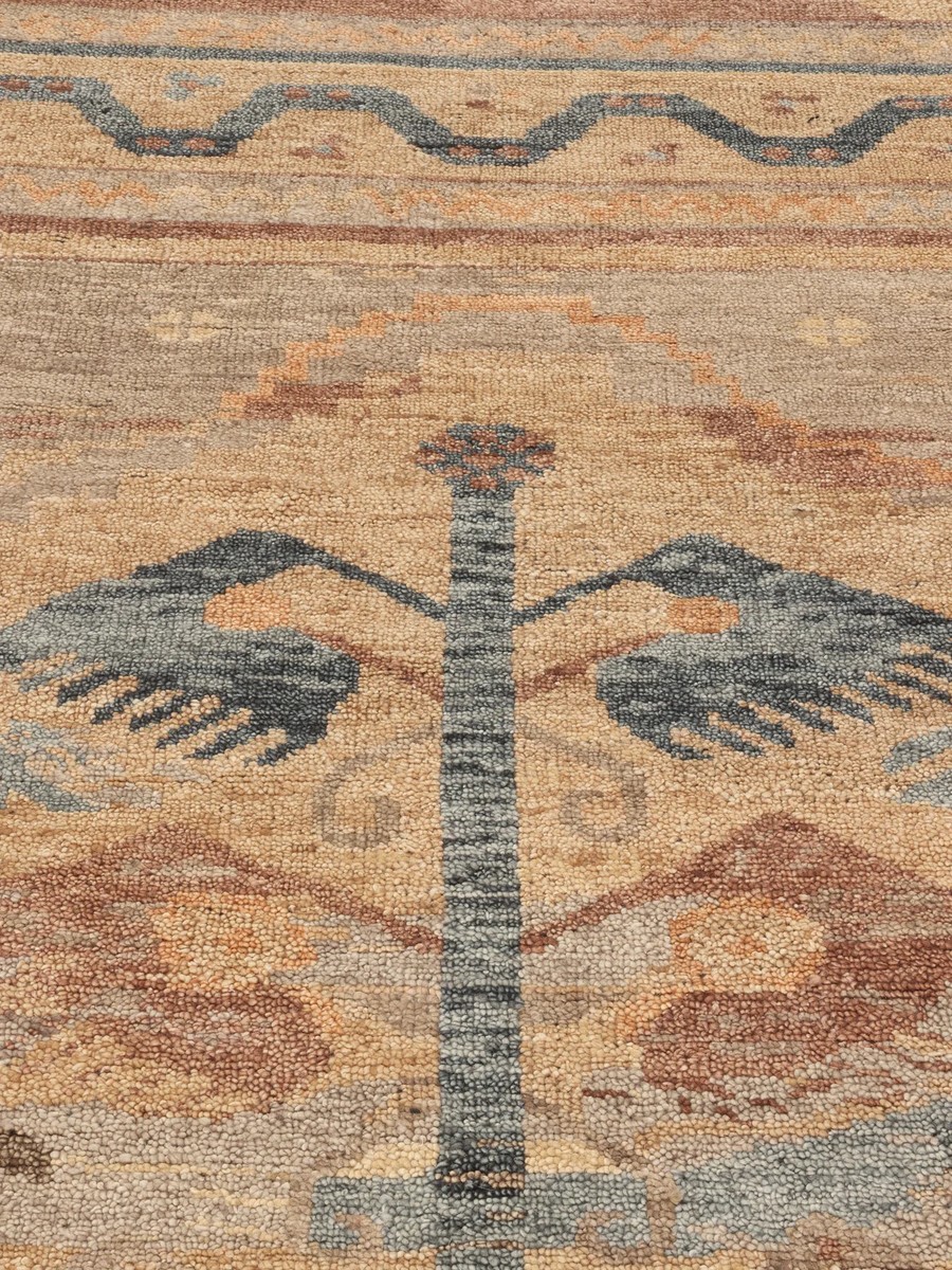 293x404 см, Индия, Анатолия, Wool, оранжевый — вид 4
