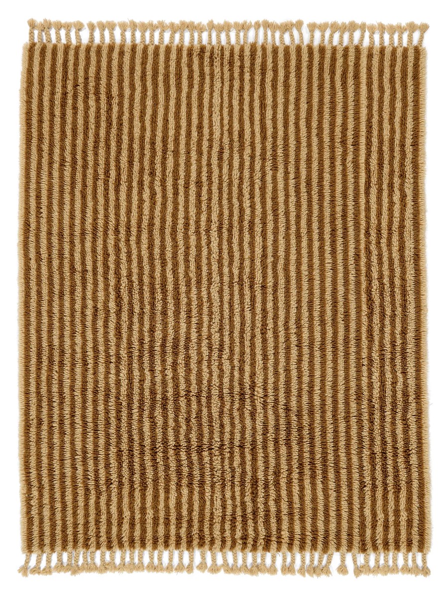 250x350 см, Индия, Шэгги, Wool, горчичный