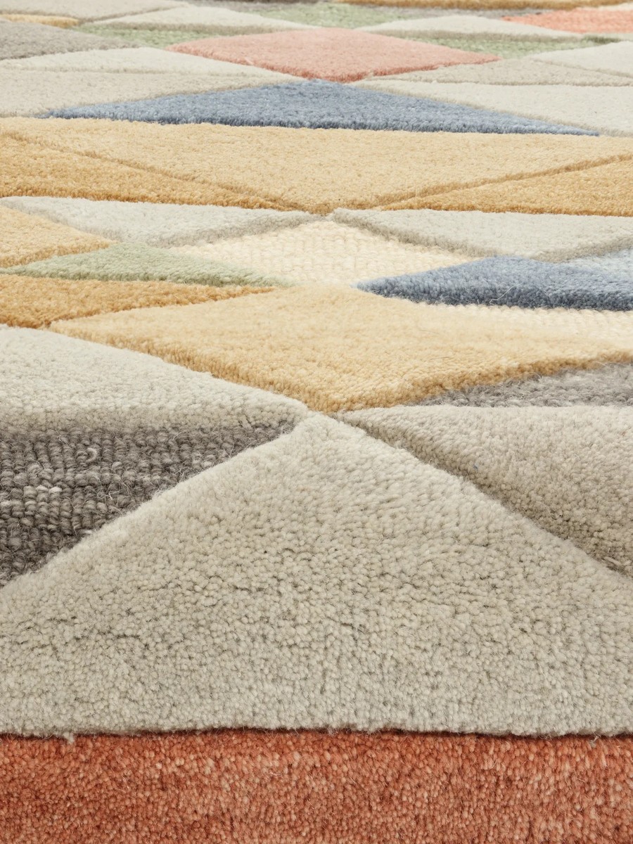 140x200 см, Индия, Современные, Wool, многоцветный — вид 5