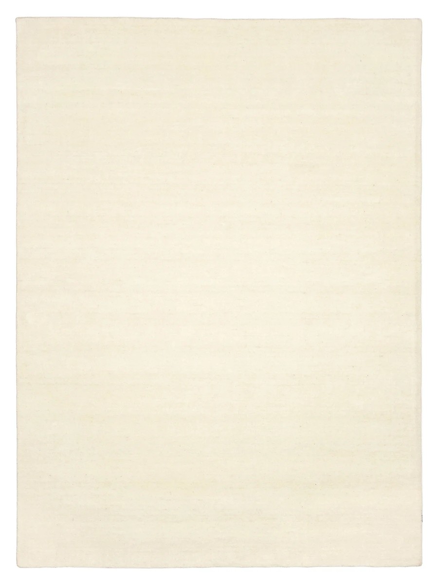 300x400 см, Индия, Однотонные, Wool, белый
