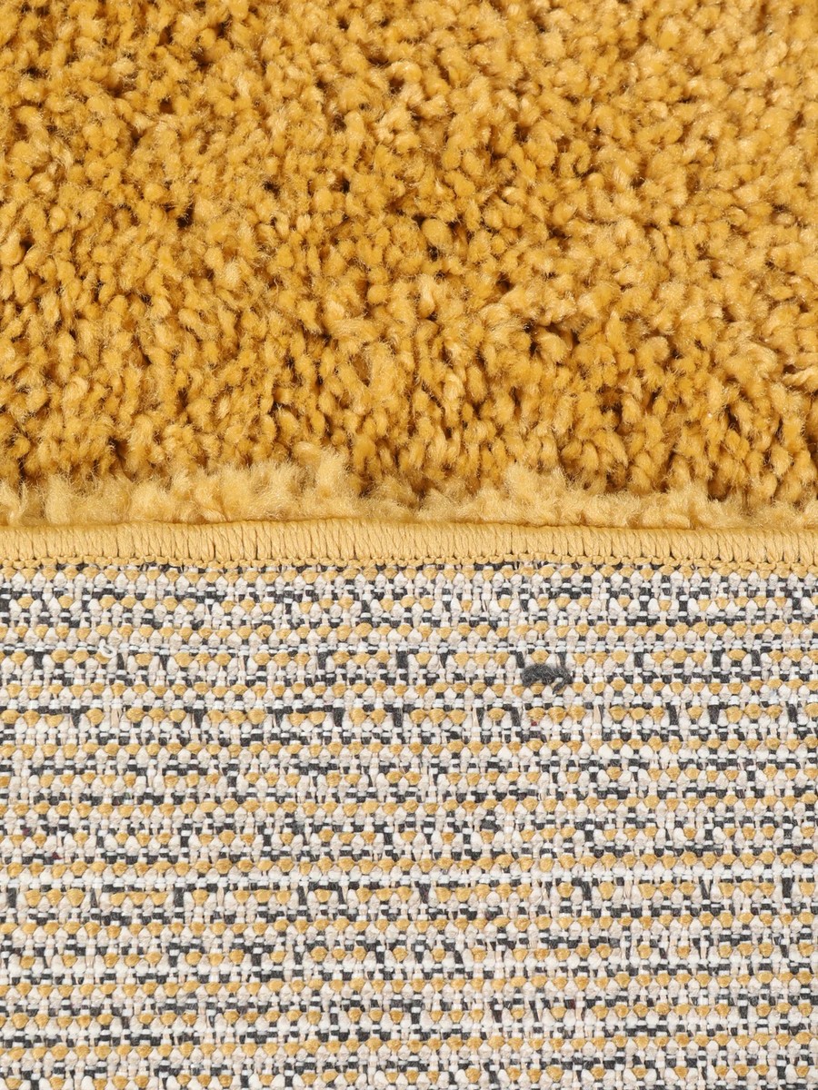 Ø250 см, Турция, Однотонные, Polypropylene, жёлтый — вид 8