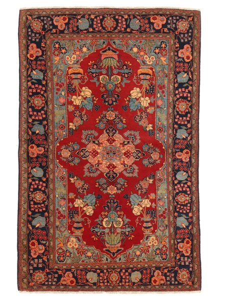 136x212 см, Иран, Кашан, Wool, чёрный