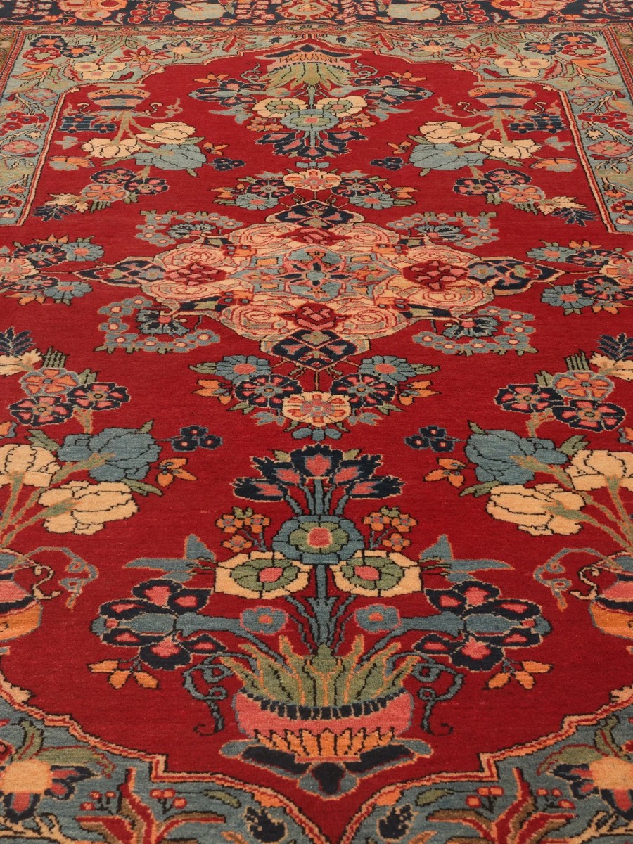 136x212 см, Иран, Кашан, Wool, чёрный — вид 3