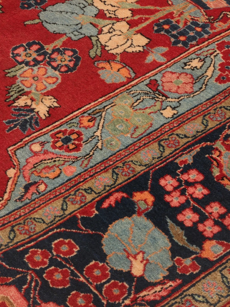 136x212 см, Иран, Кашан, Wool, чёрный — вид 4