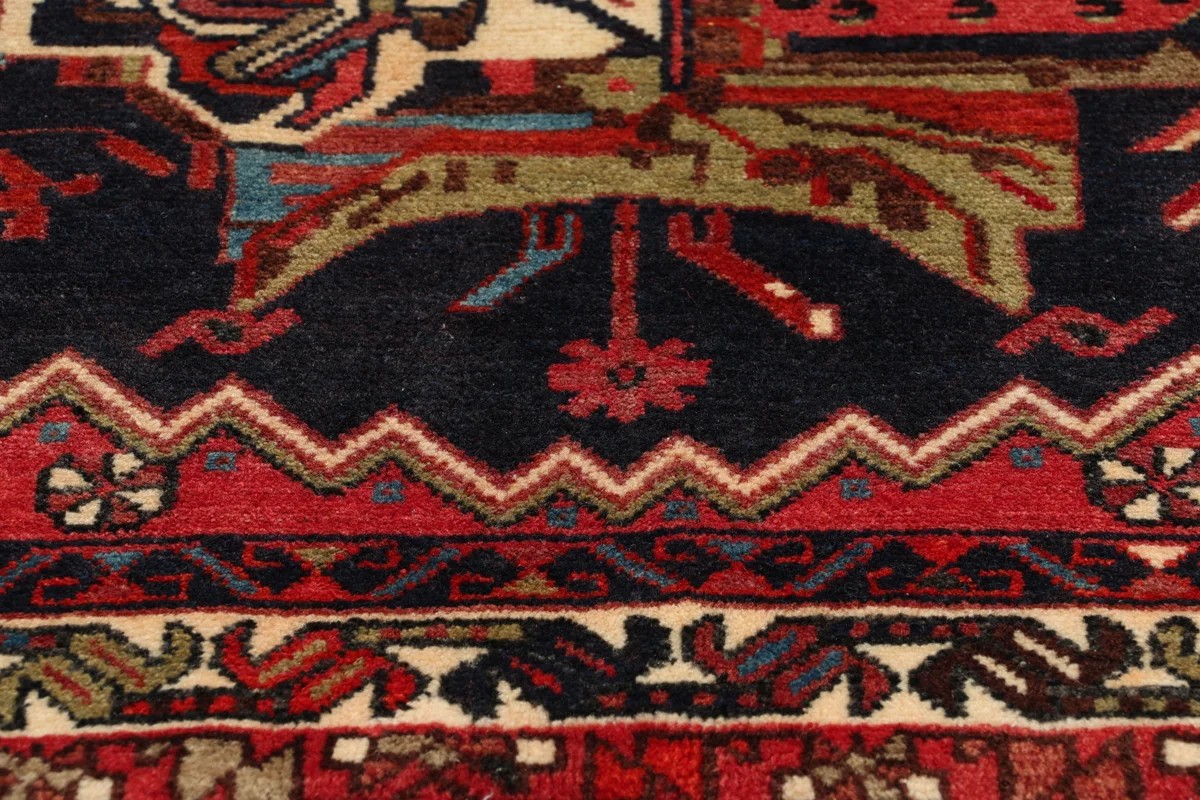 152x186 см, Иран, Восточные, Wool, чёрный — вид 2