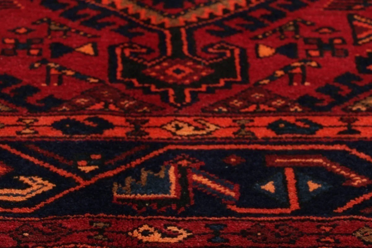 135x237 см, Иран, Хамадан, Wool, чёрный — вид 5