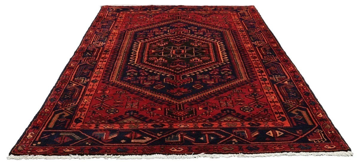 135x237 см, Иран, Хамадан, Wool, чёрный — вид 7
