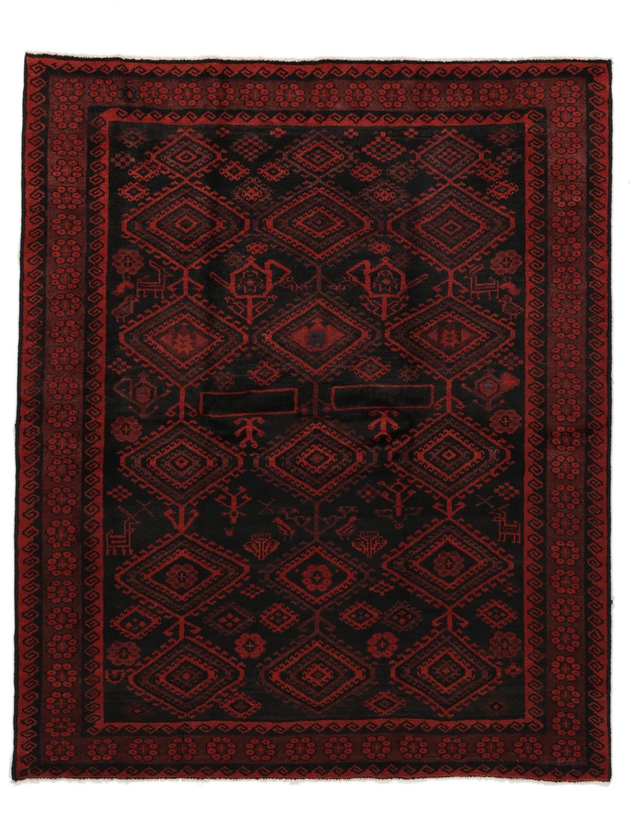 194x234 см, Иран, Восточные, Wool, чёрный