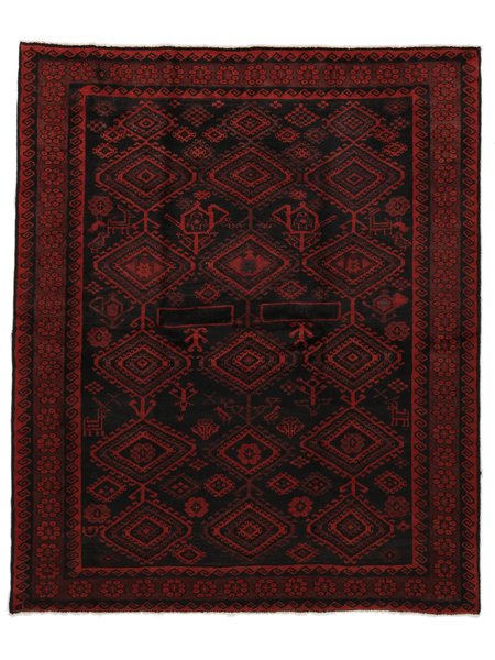 194x234 см, Иран, Восточные, Wool, чёрный