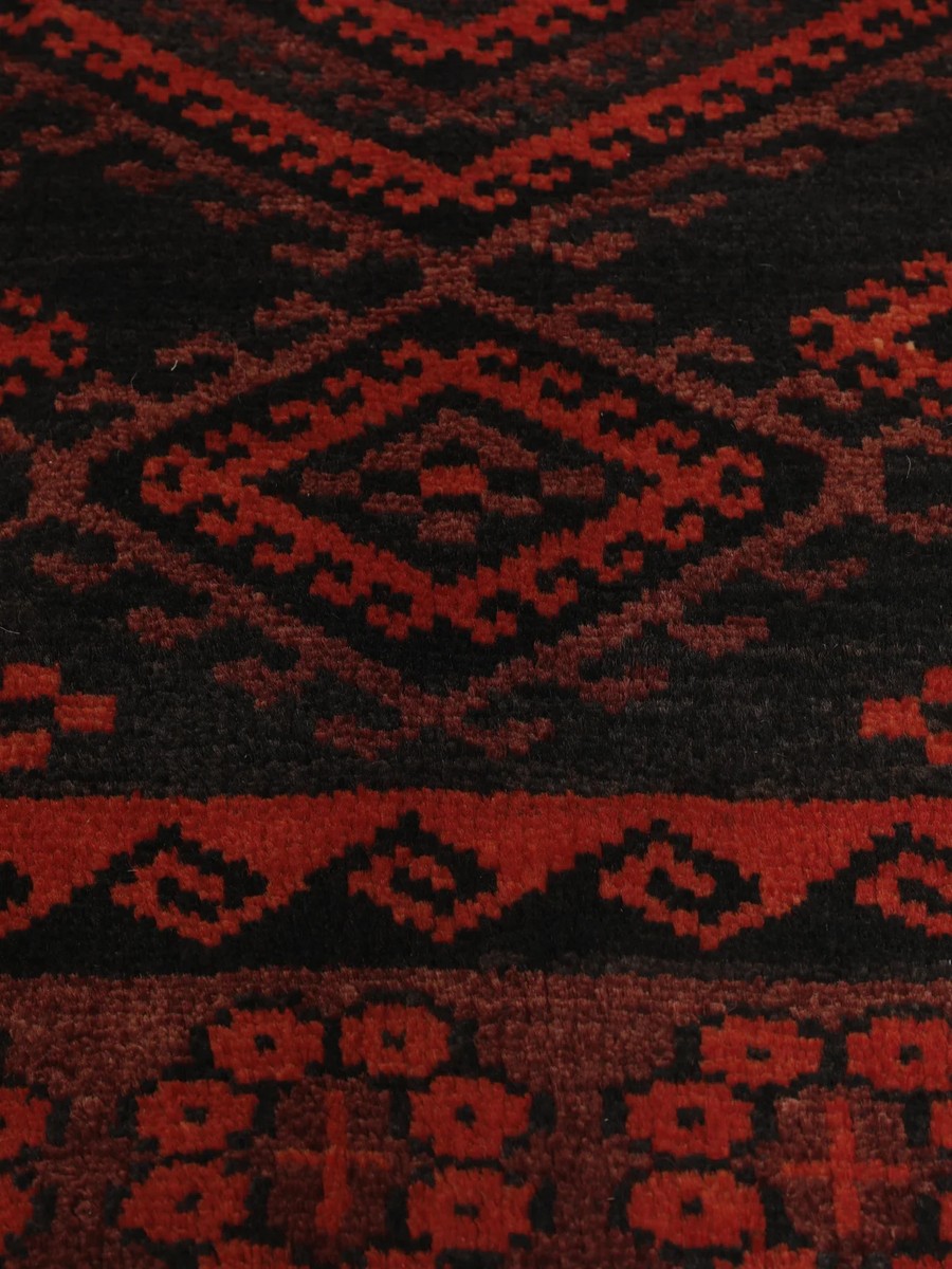 194x234 см, Иран, Восточные, Wool, чёрный — вид 6