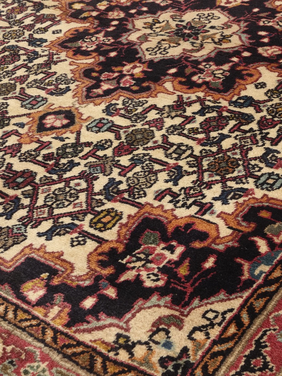 98x147 см, Иран, Биджар, Wool, бежевый — вид 3