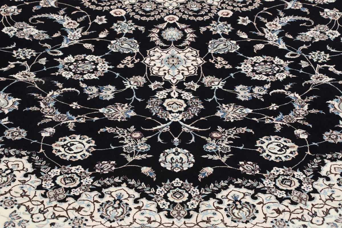 251x357 см, Иран, Наин, Wool, жёлтый — вид 2