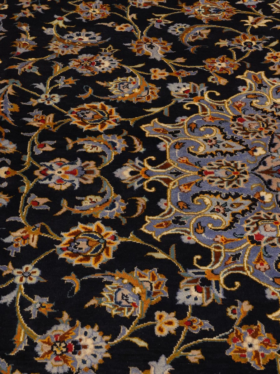 313x405 см, Иран, Кашан, Wool, чёрный — вид 4