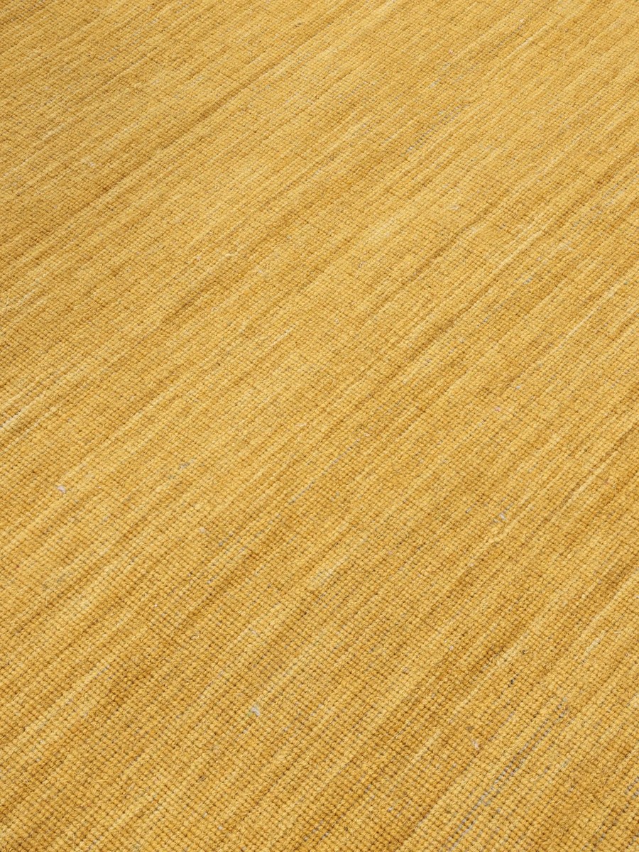 Ø200 см, Индия, Килимы, Wool, жёлтый — вид 2