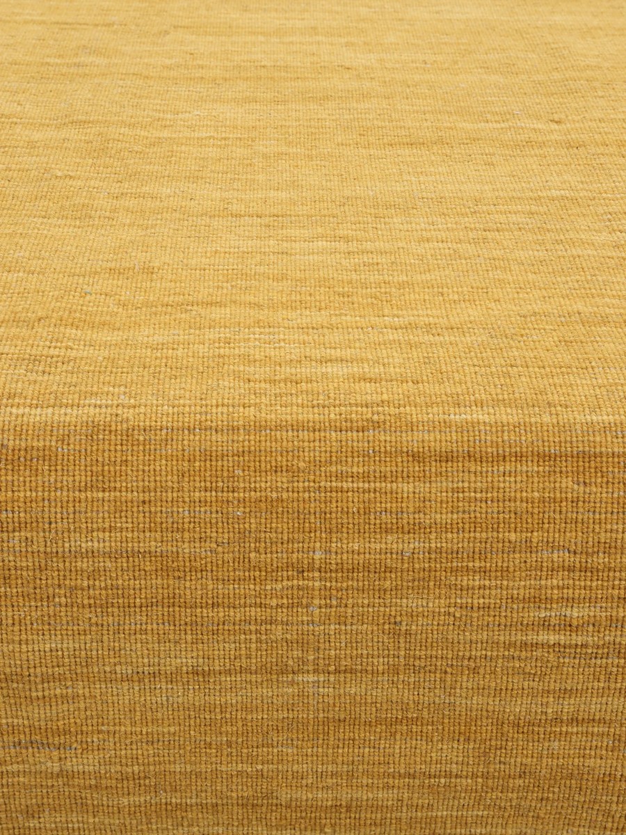 Ø200 см, Индия, Килимы, Wool, жёлтый — вид 3
