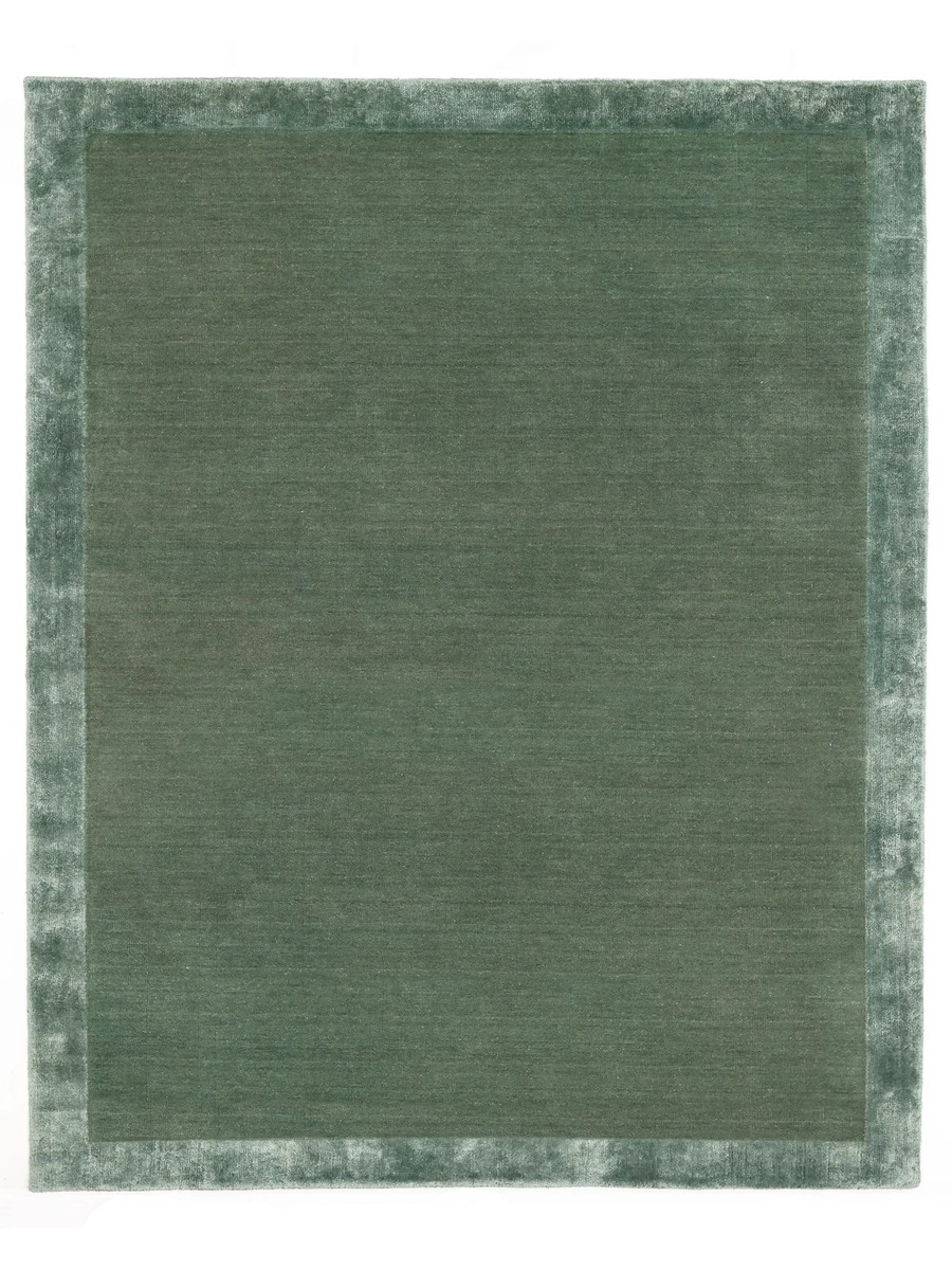 250x300 см, Индия, Однотонные, Wool, зелёный