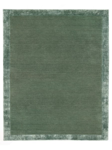 250x300 см, Индия, Однотонные, Wool, зелёный