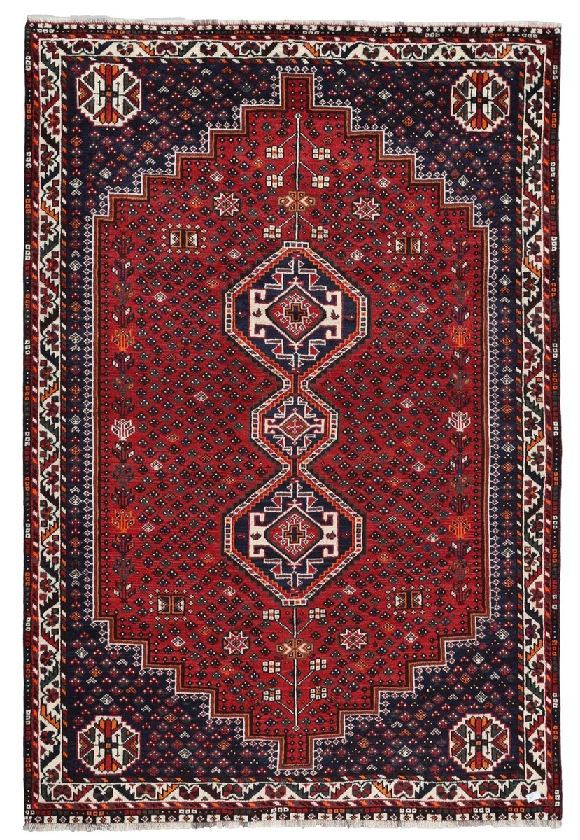 210x310 см, Иран, Кашкай, Wool, чёрный