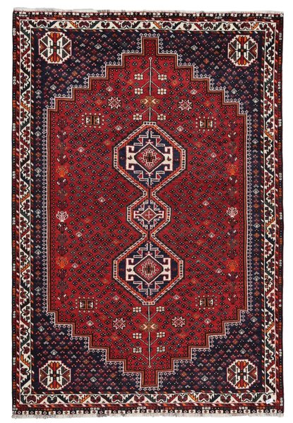 210x310 см, Иран, Кашкай, Wool, чёрный