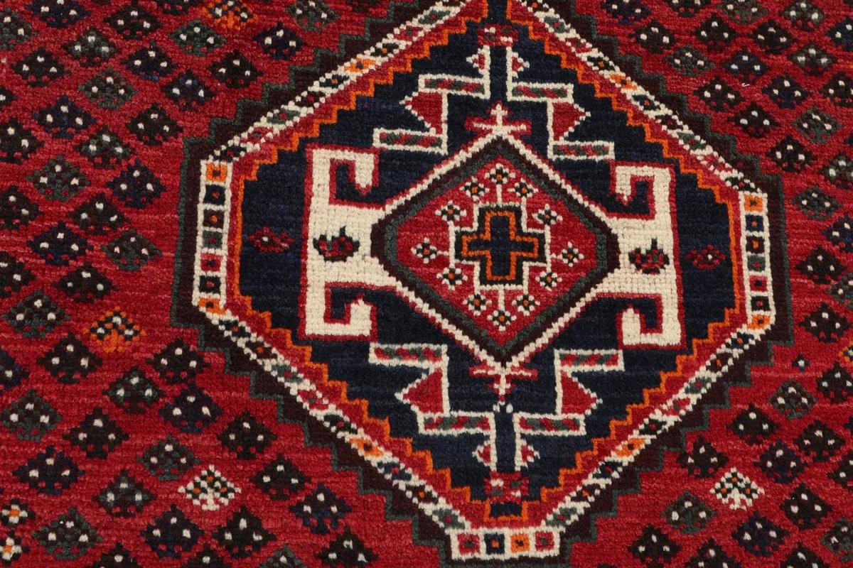 210x310 см, Иран, Кашкай, Wool, чёрный — вид 2