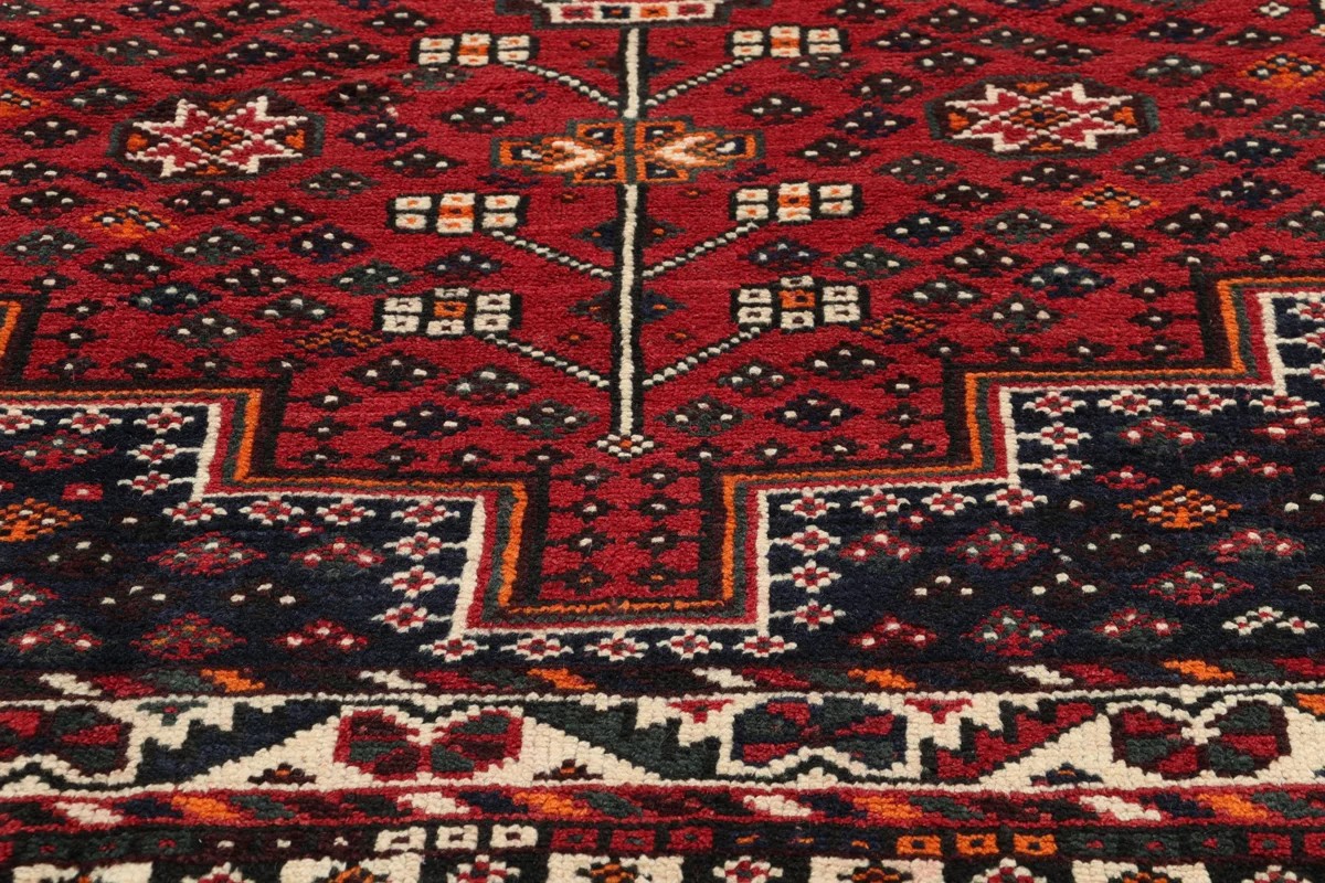 210x310 см, Иран, Кашкай, Wool, чёрный — вид 4