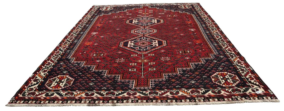 210x310 см, Иран, Кашкай, Wool, чёрный — вид 5