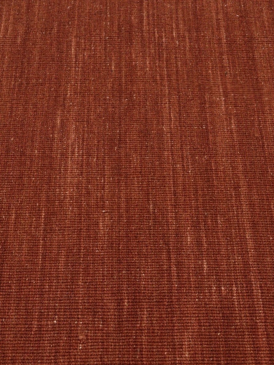 250x250 см, Индия, Килимы, Wool, ржаво-красный — вид 4