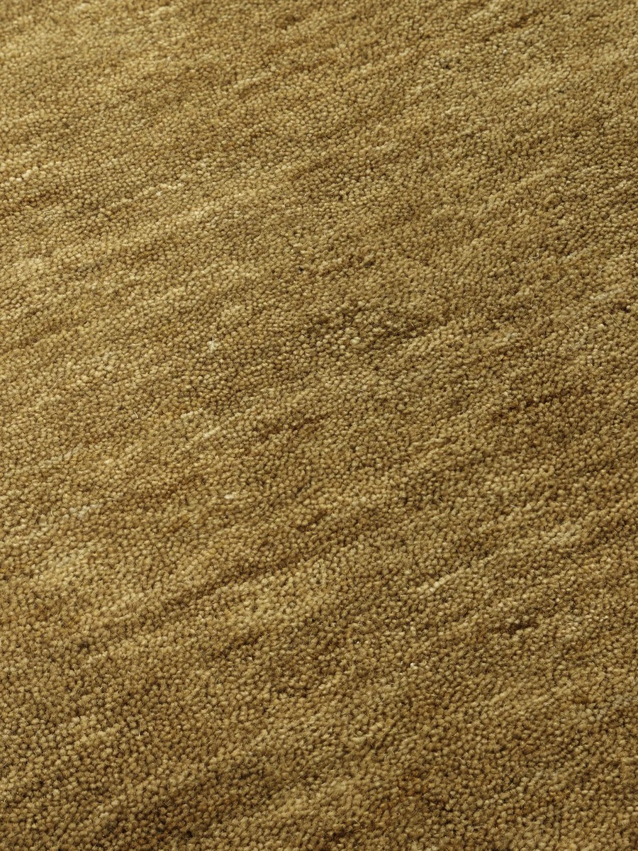 160x230 см, Индия, Однотонные, Wool, зелёный — вид 4