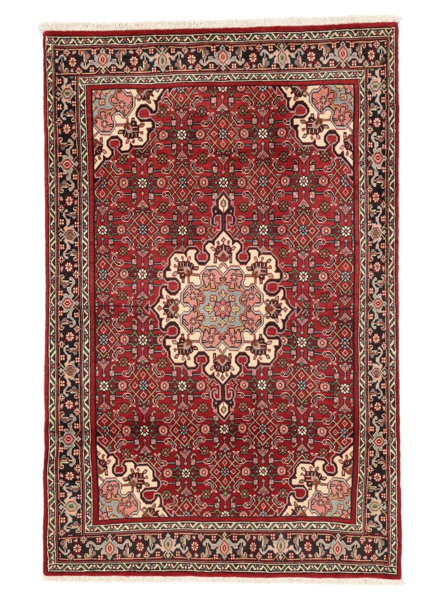105x162 см, Иран, Биджар, Wool, чёрный