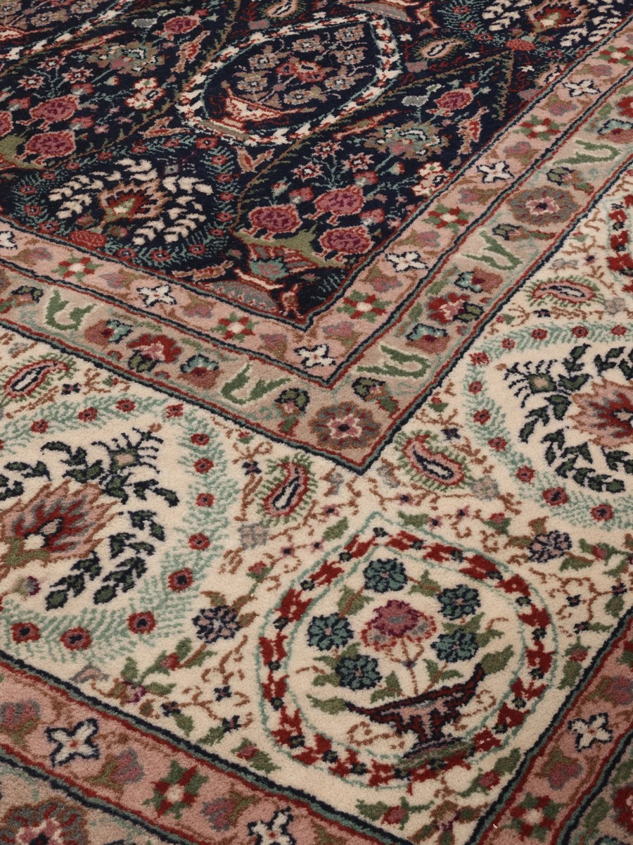 300x380 см, Индия, Табриз, Wool, чёрный — вид 5