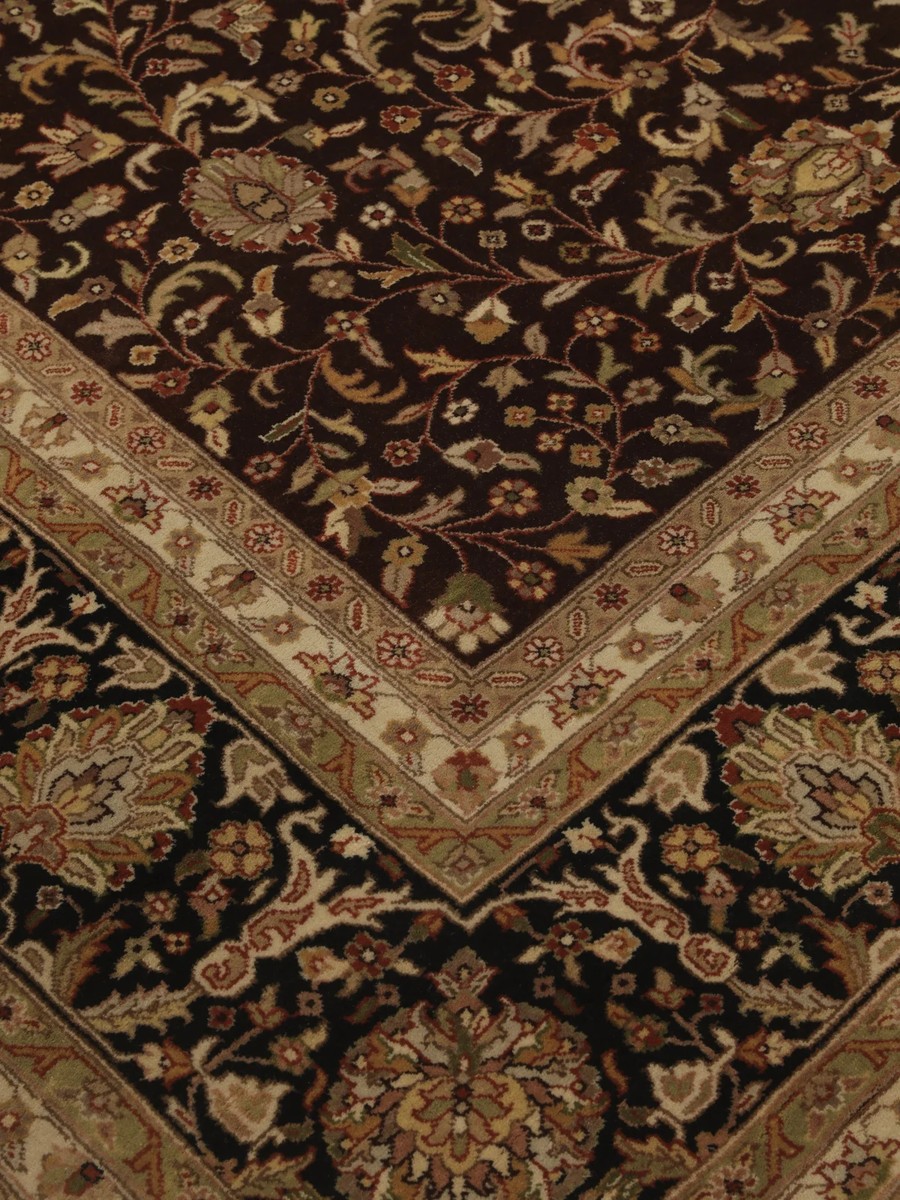 274x362 см, Индия, Сарук, Wool, чёрный — вид 6