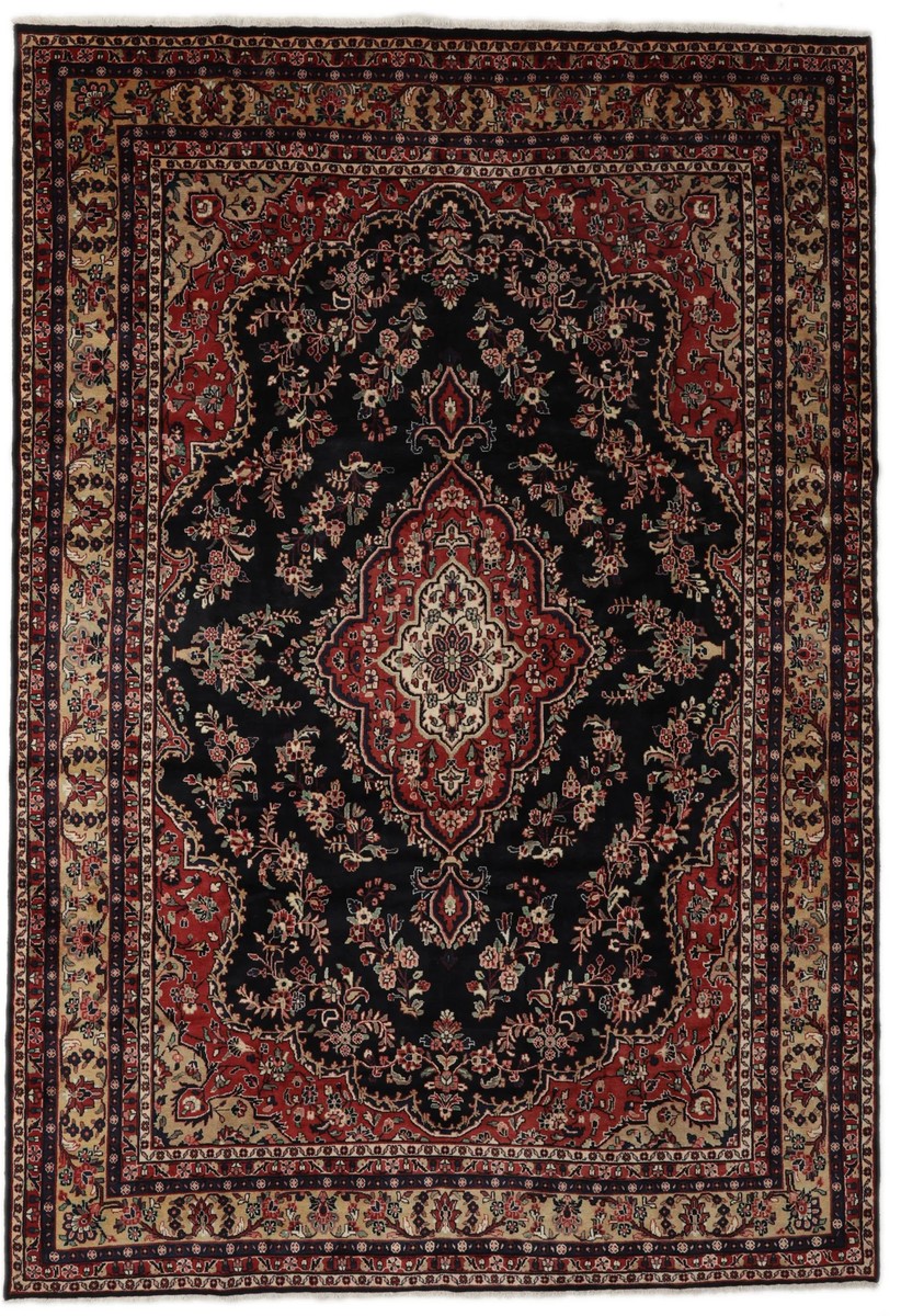 273x395 см, Иран, Восточные, Wool, чёрный
