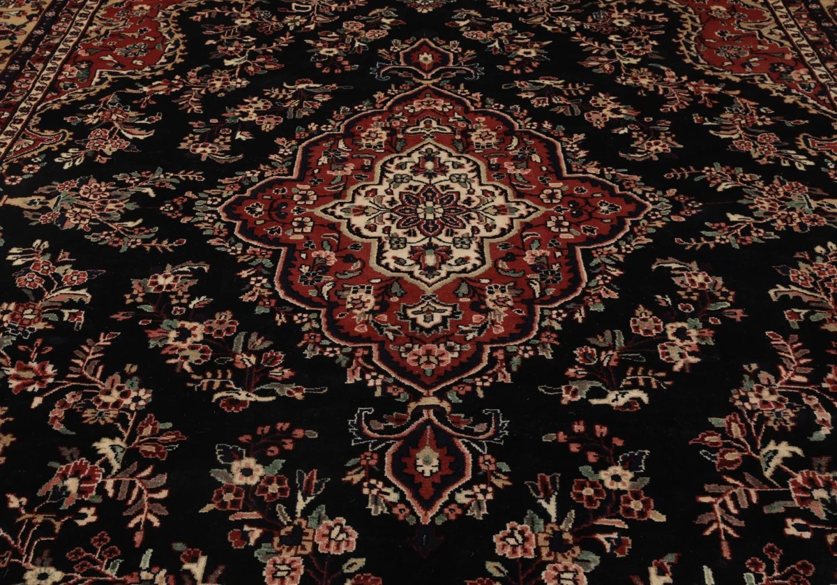 273x395 см, Иран, Восточные, Wool, чёрный — вид 4