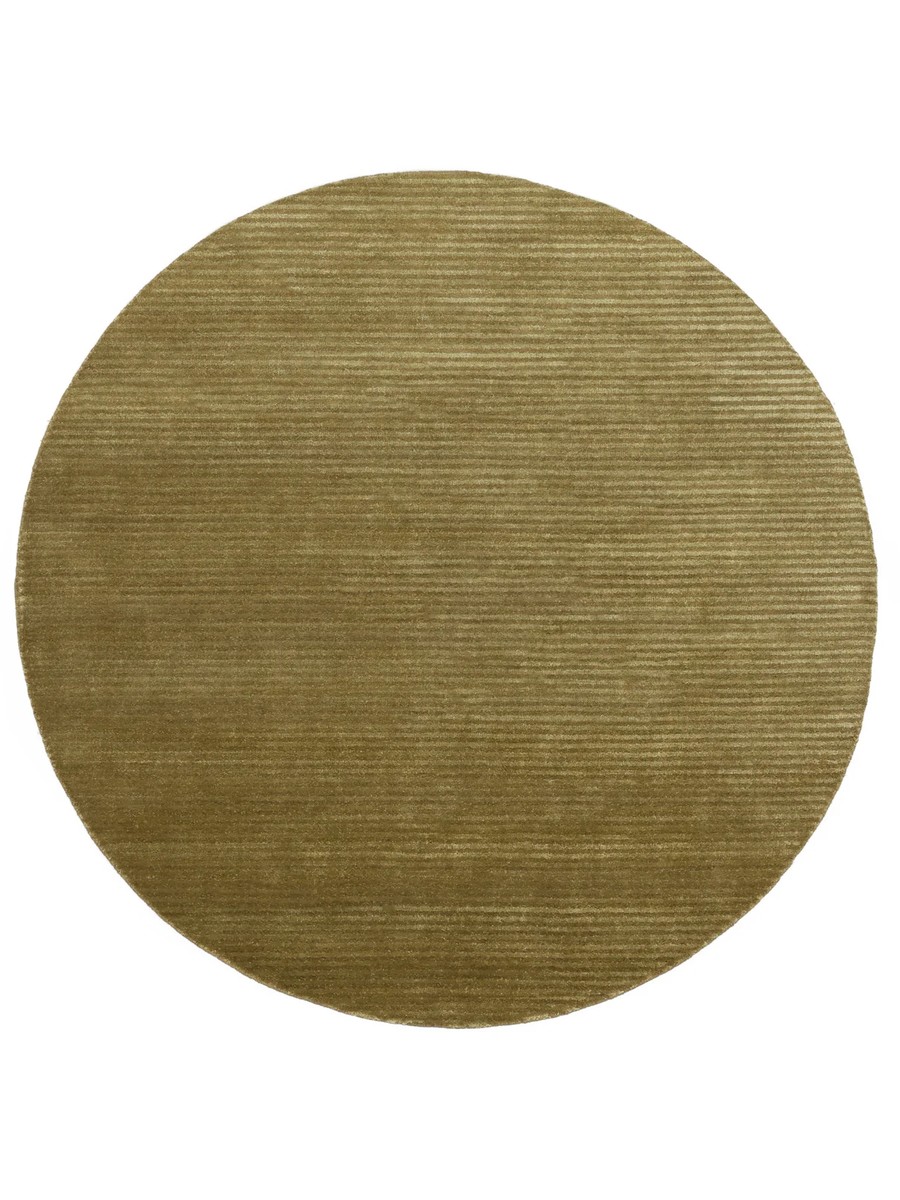Ø200 см, Индия, Однотонные, Viscose, зелёный