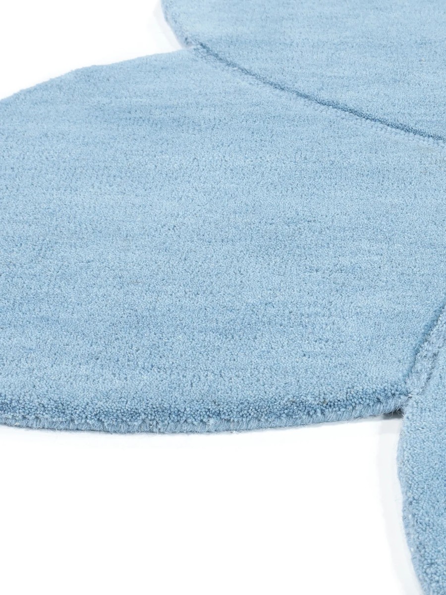 Ø150 см, Индия, Современные, Wool, синий — вид 3