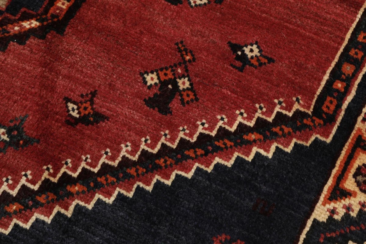 155x256 см, Иран, Кашкай, Wool, чёрный — вид 5