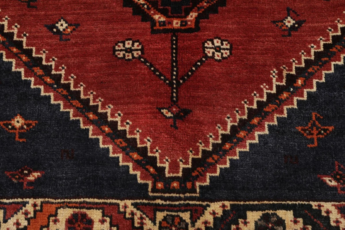 155x256 см, Иран, Кашкай, Wool, чёрный — вид 7