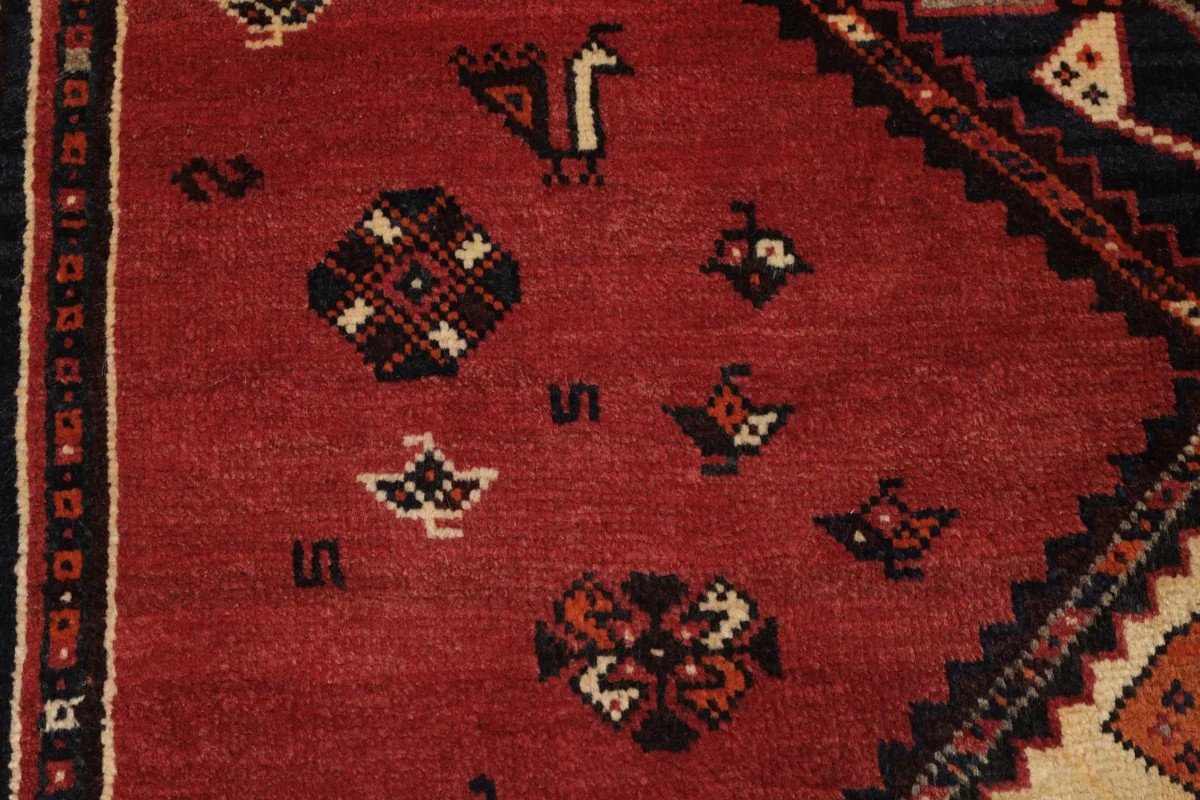 155x256 см, Иран, Кашкай, Wool, чёрный — вид 10