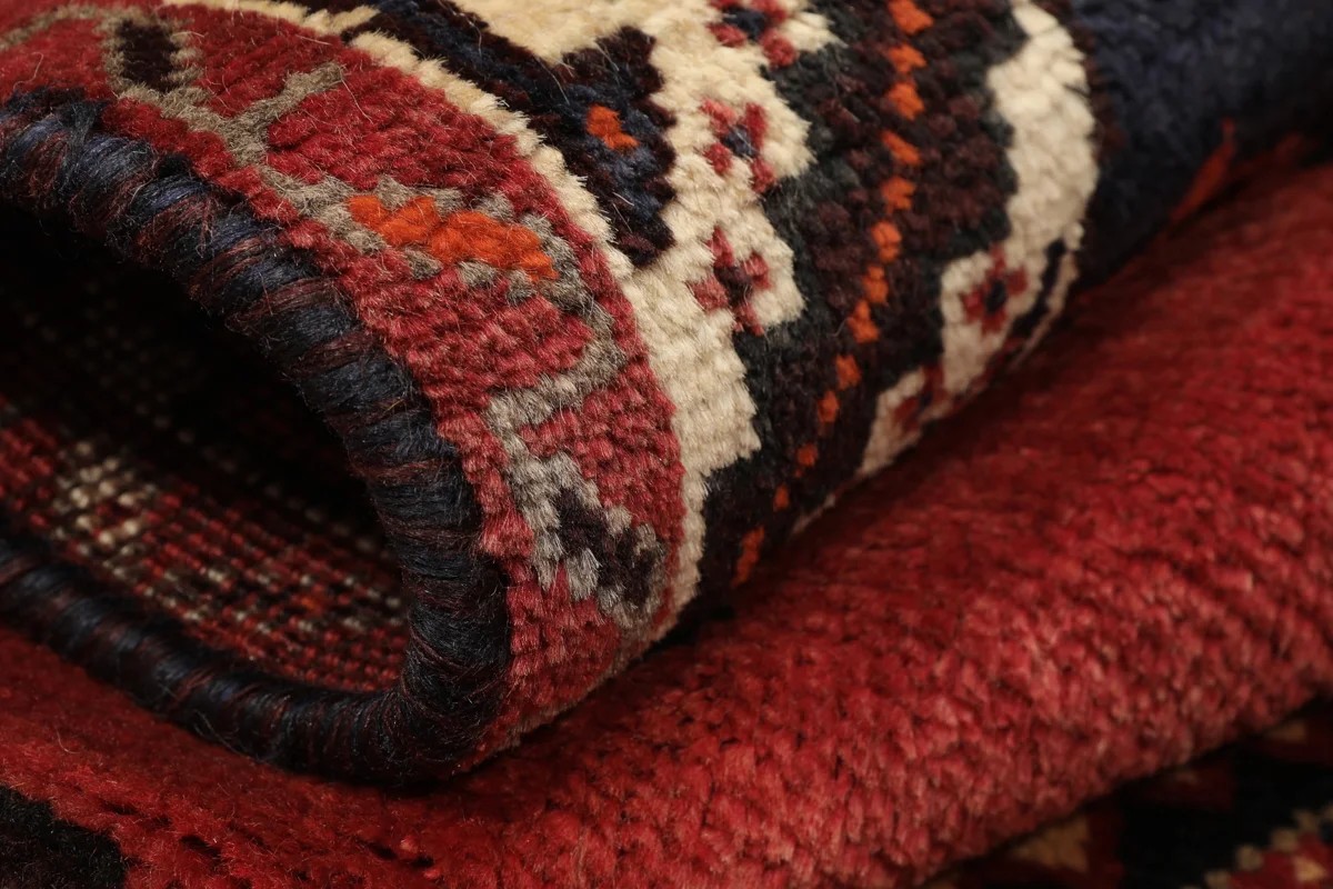 155x256 см, Иран, Кашкай, Wool, чёрный — вид 11