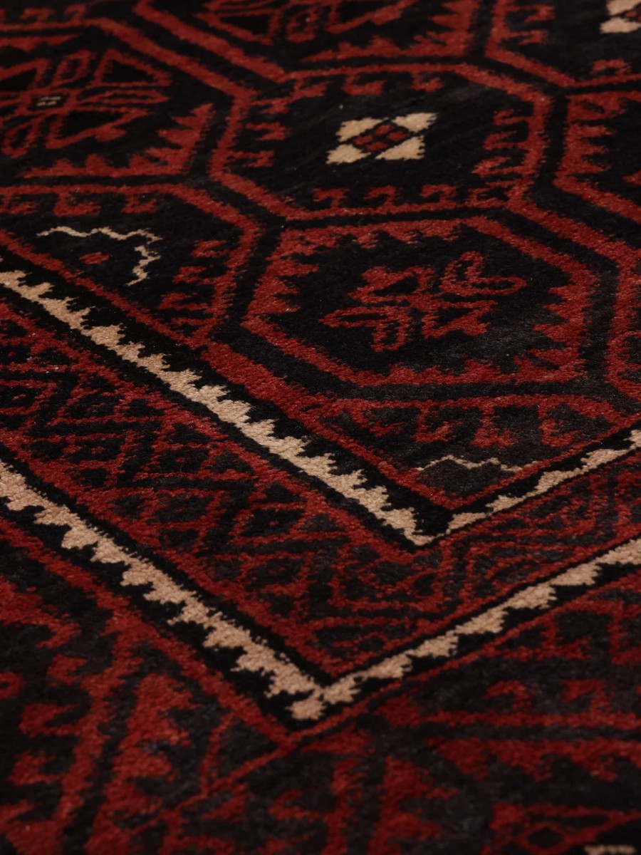 129x220 см, Иран, Балучи, Wool, чёрный — вид 4