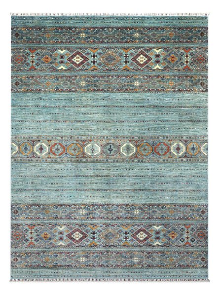 266x358 см, Афганистан, Восточные, Wool, серый