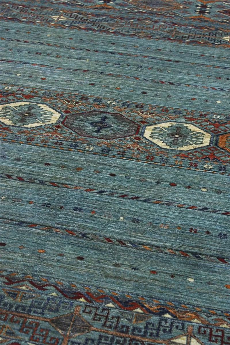 266x358 см, Афганистан, Восточные, Wool, серый — вид 2