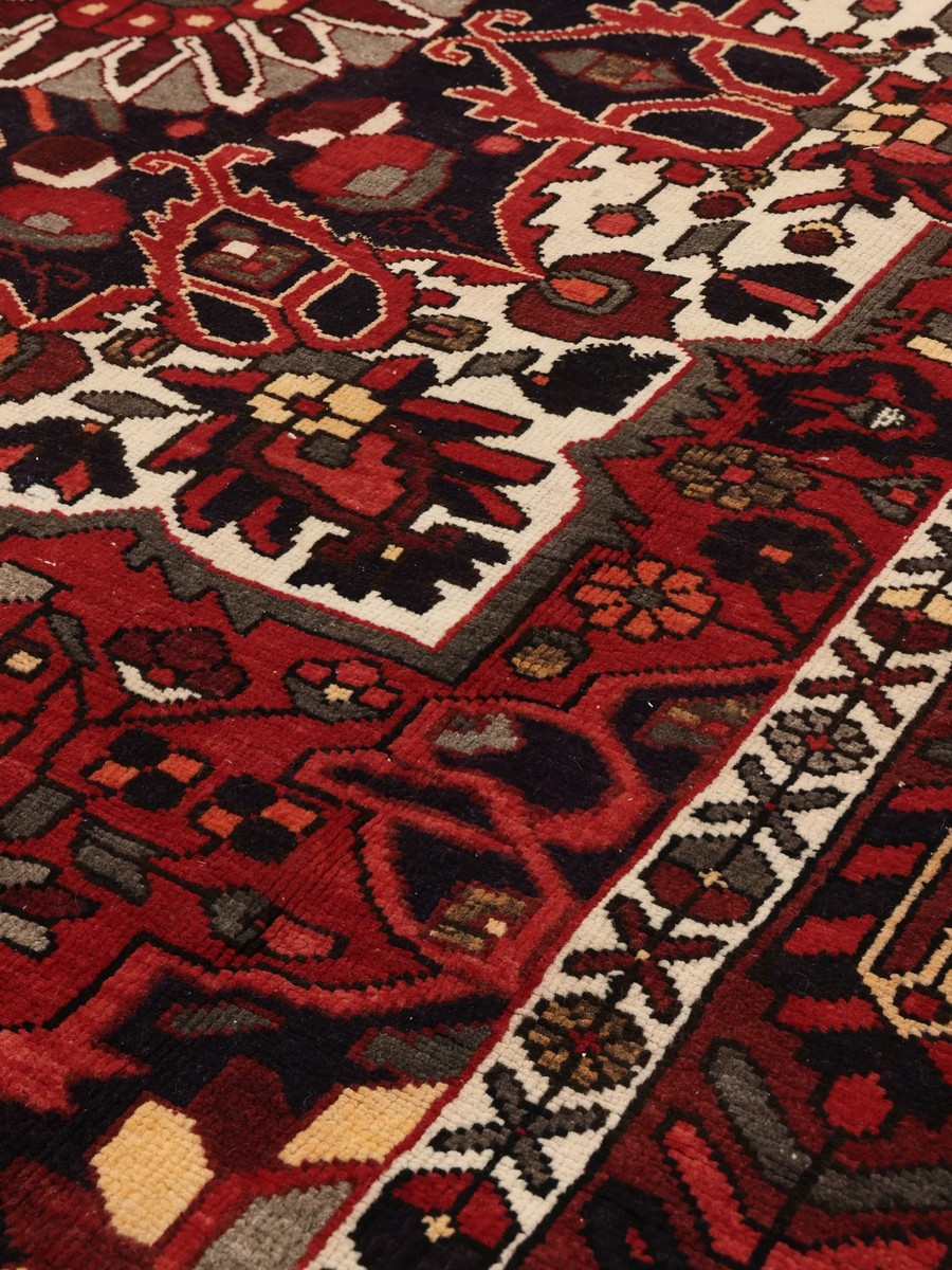 204x313 см, Иран, Бахтиари, Wool, чёрный — вид 4