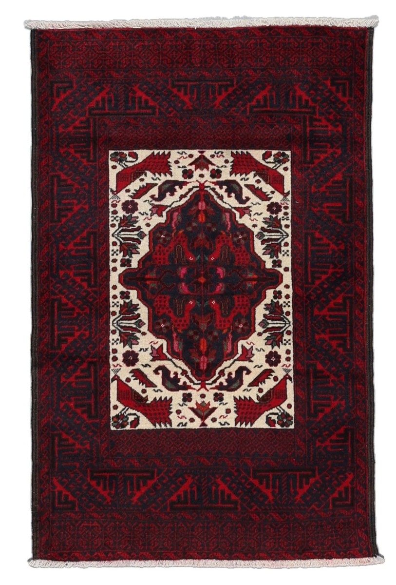 90x143 см, Иран, Балучи, Wool, чёрный