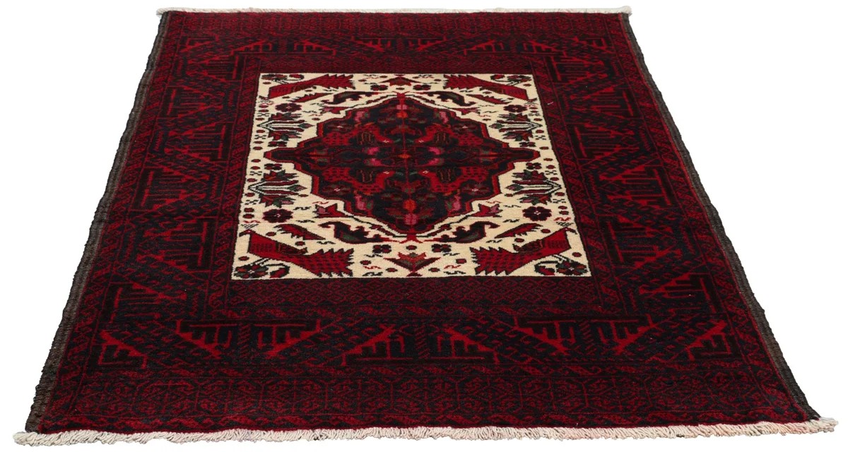 90x143 см, Иран, Балучи, Wool, чёрный — вид 4